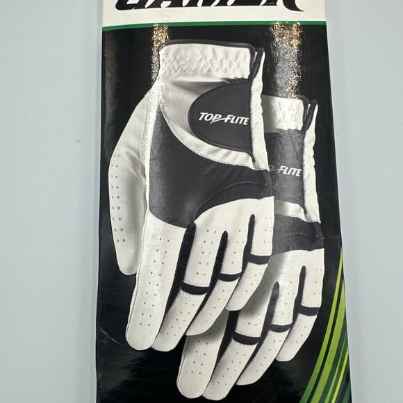 Top-Flite Gamer Golf Gloves 2-Pack Men’s Cadet Left Medium Black White – NEW - Picture 5 of 5